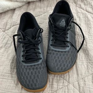 Reebok nano women size 9, Black/Alloy/Gum, like new
